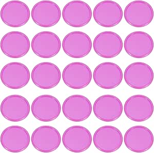 PATIKIL 33 Pcs Discbound Expansion Rings Red Plastic Loose Leaf Binder ...