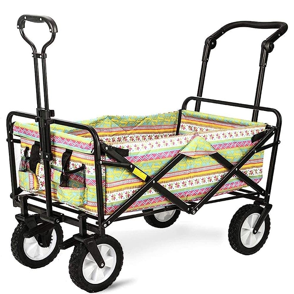 Questo Carrello da Giardino Pieghevole Resistente, Carrello da Giardino Pieghevole, Carrello Pieghevole, Carrello a Mano Pieghevole, Carrello da Spiaggia Pieghevole, Carrello Pieghevole, Cam