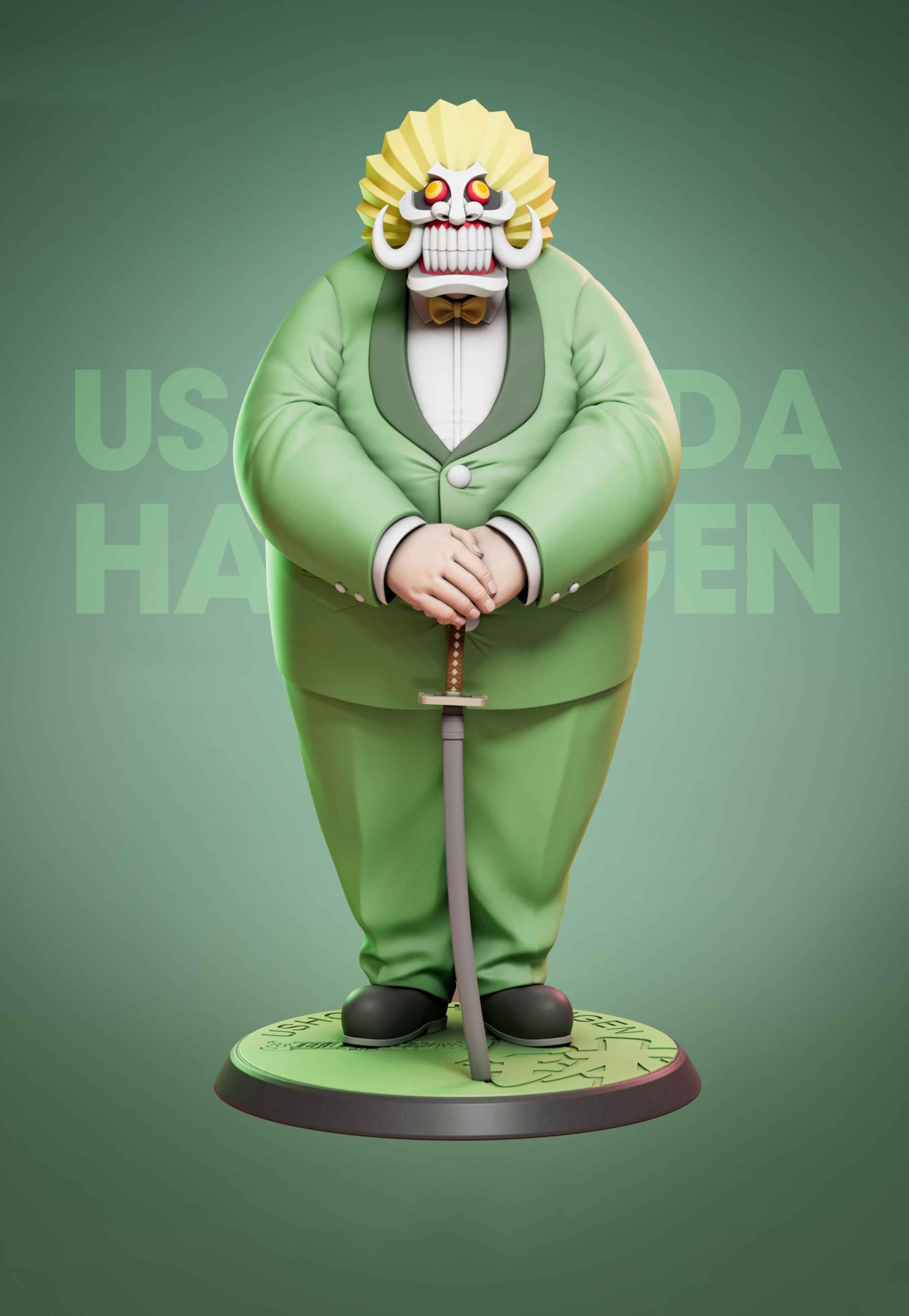 Amazon.co.jp: 有昭田鉢玄 うしおたはちげん フィギュア 1/6スケール