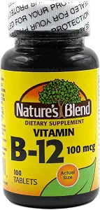 NAT B Vitamin B-12 TB 100MCG 100
