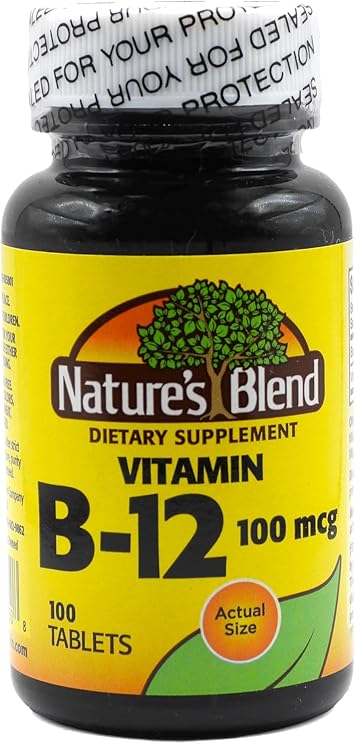 NAT B فيتامين B-12 تيرابايت 100MCG 100