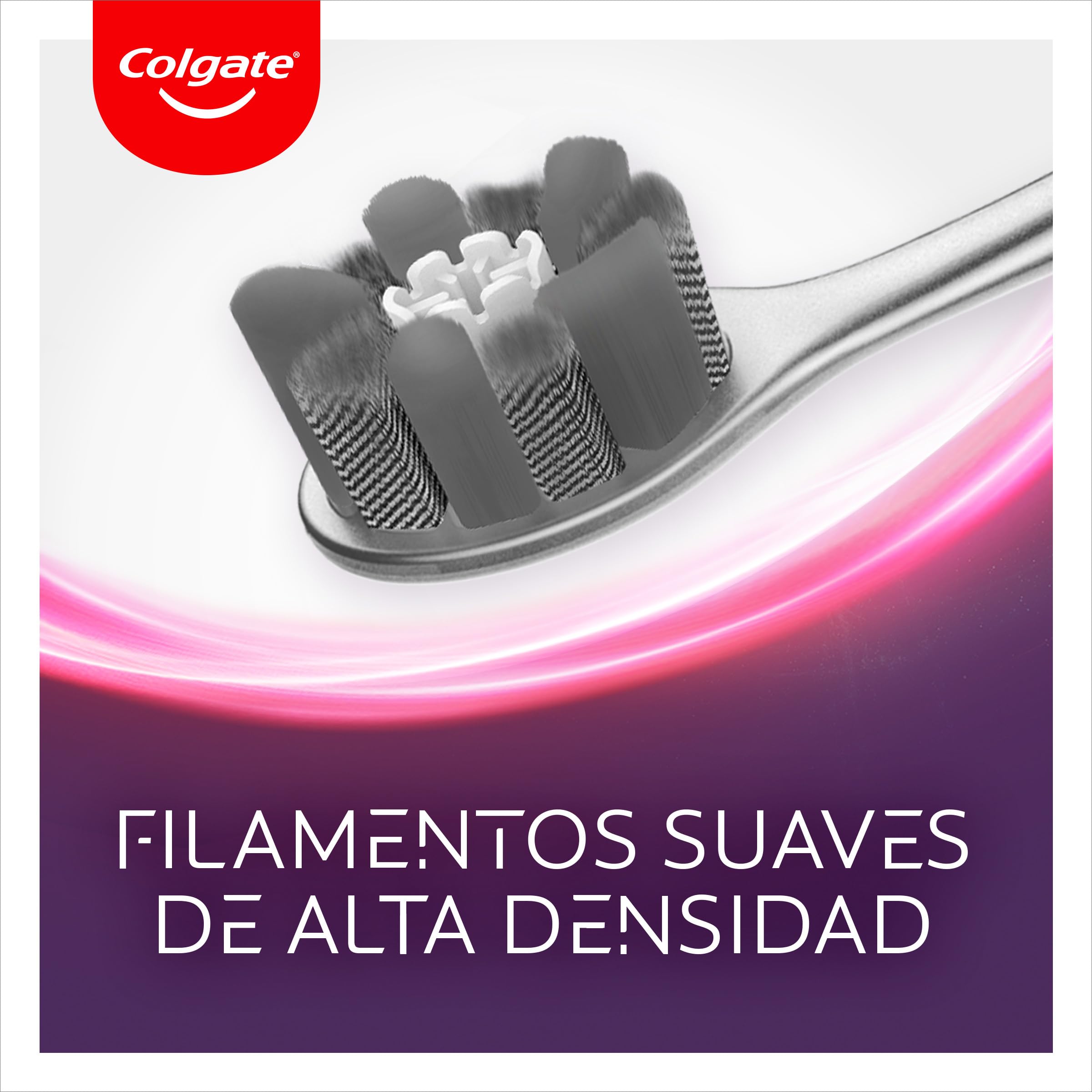 COLGATE Max White Ultra Węgiel Szczoteczka do zębów Miękka 1 szt. Jasne i zdrowe zęby Usuwa Plamy, Pełne Czyszczenie Międzyzębowe i Dziąseł, Zdrowe Usta, Recykling Pojemnik