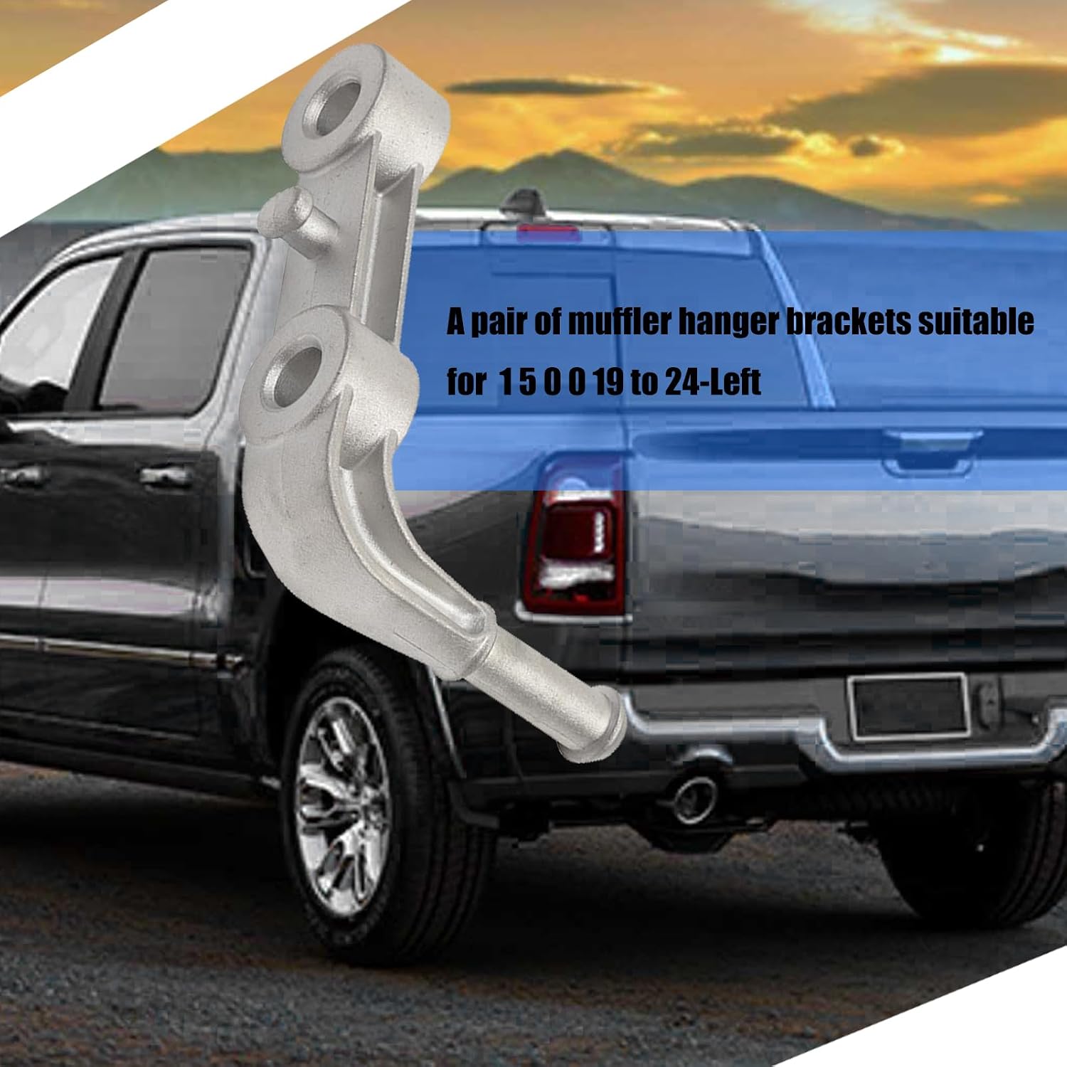 Driver Side Rear Left Bracket Assembly Replacement Part Muffler Truck Accessories 68275662AB