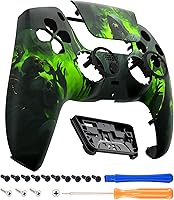 Vista 34 de eXtremeRate Luna Redesigned Front Shell Touchpad Compatible with ps5 Controller BDM-010 020 030 040 050, The 100 Cash Money Replacement Faceplate