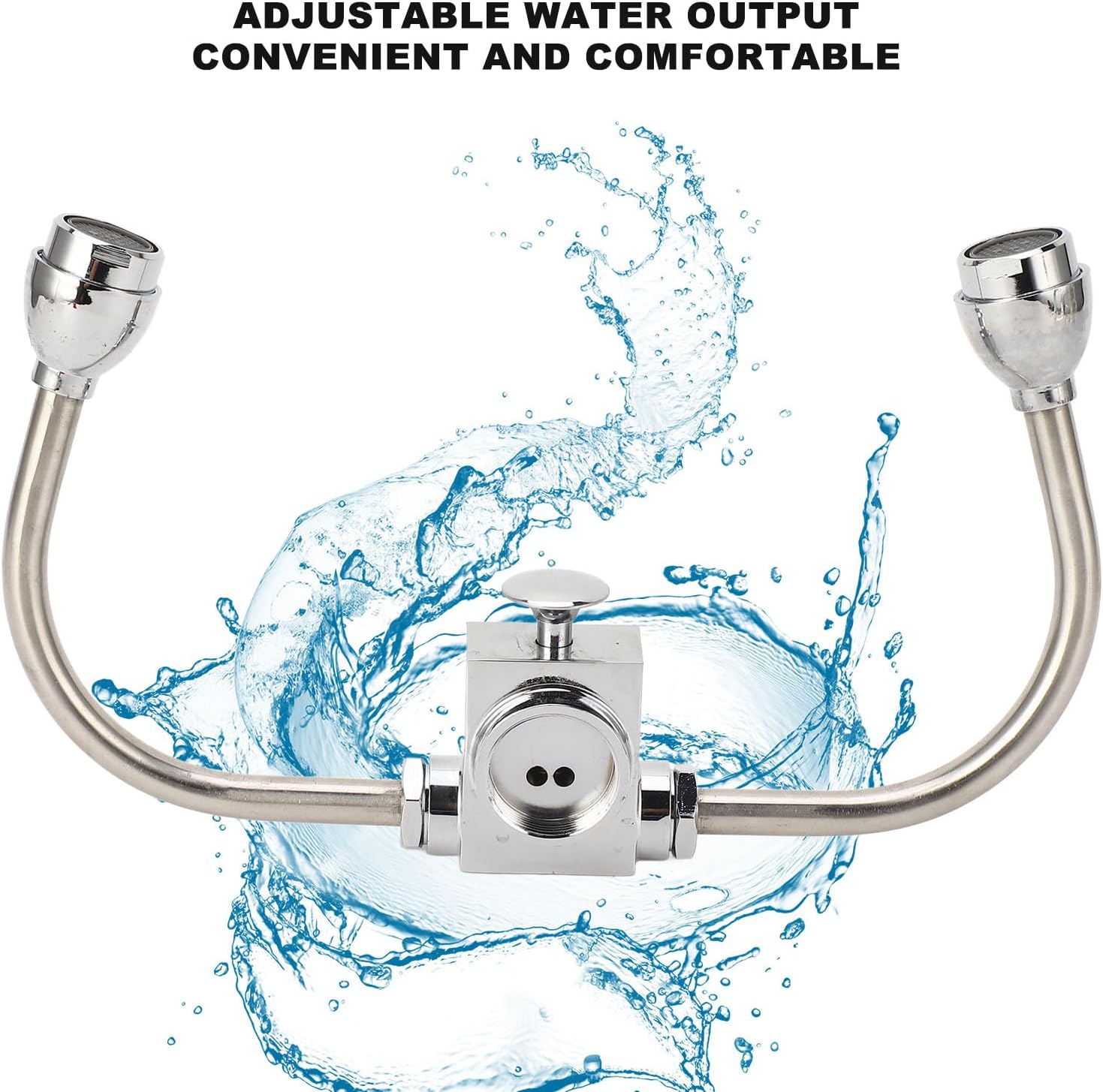 Eye Wash Station Nozzle Emergency Eyewash Unit for Sink Attachment Stainless Steel Lab Factory Office