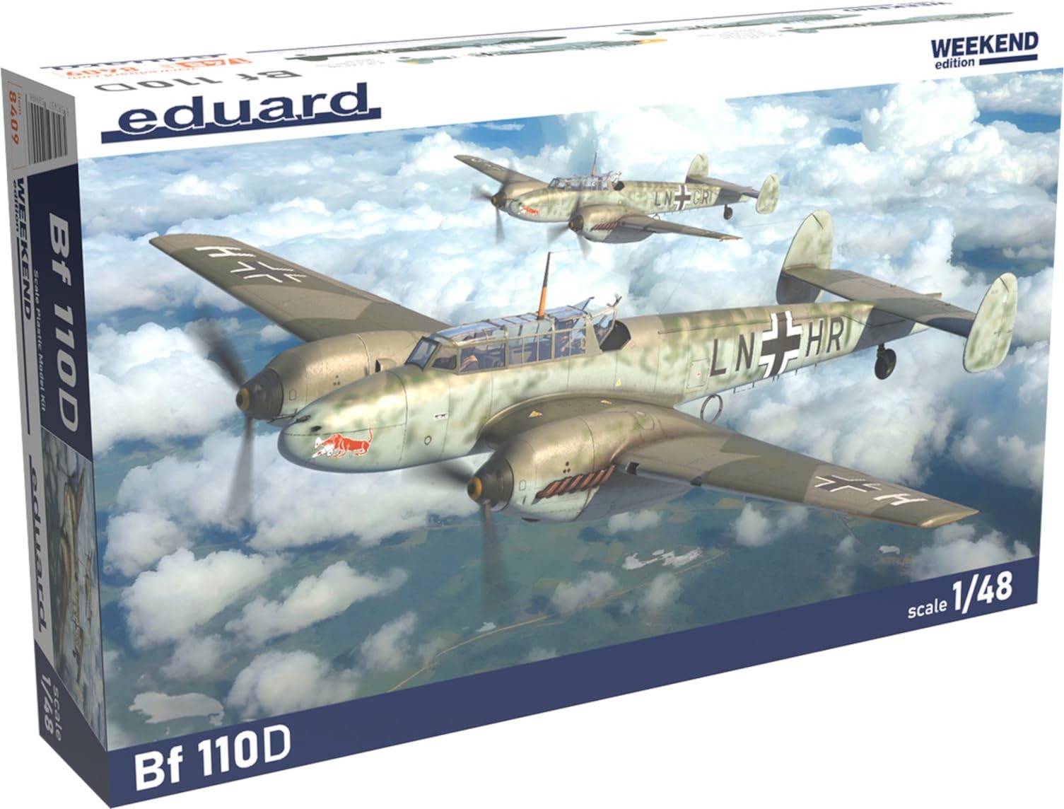 Eduard 1/48 Messerschmitt Bf-110D - Weekend Edition - 8409