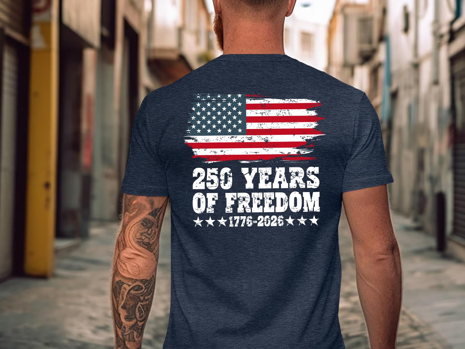 Men's 250 Anniversary USA Shirt American Flag T Shirt 250 Years America Anniversary Shirt Patriotic Shirts Tops - 3