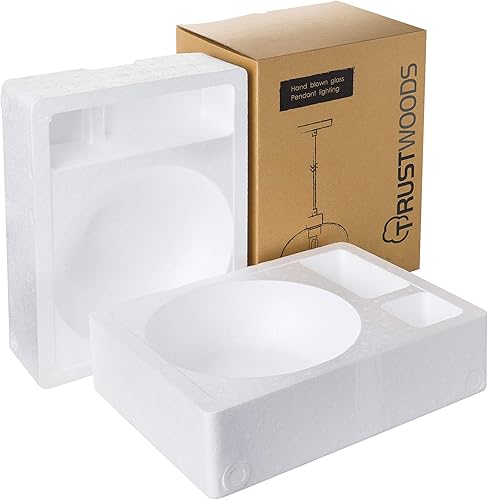 Miniatura 7 de Lámpara colgante soplada a mano, rústica, de cristal semillado, lámpara colgante con polvo de arena negra, transparente, acabado de níquel cepillado