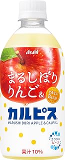 丸榨苹果&カルピス 470毫升 24瓶 [乳酸菌 ][朝日饮料]
