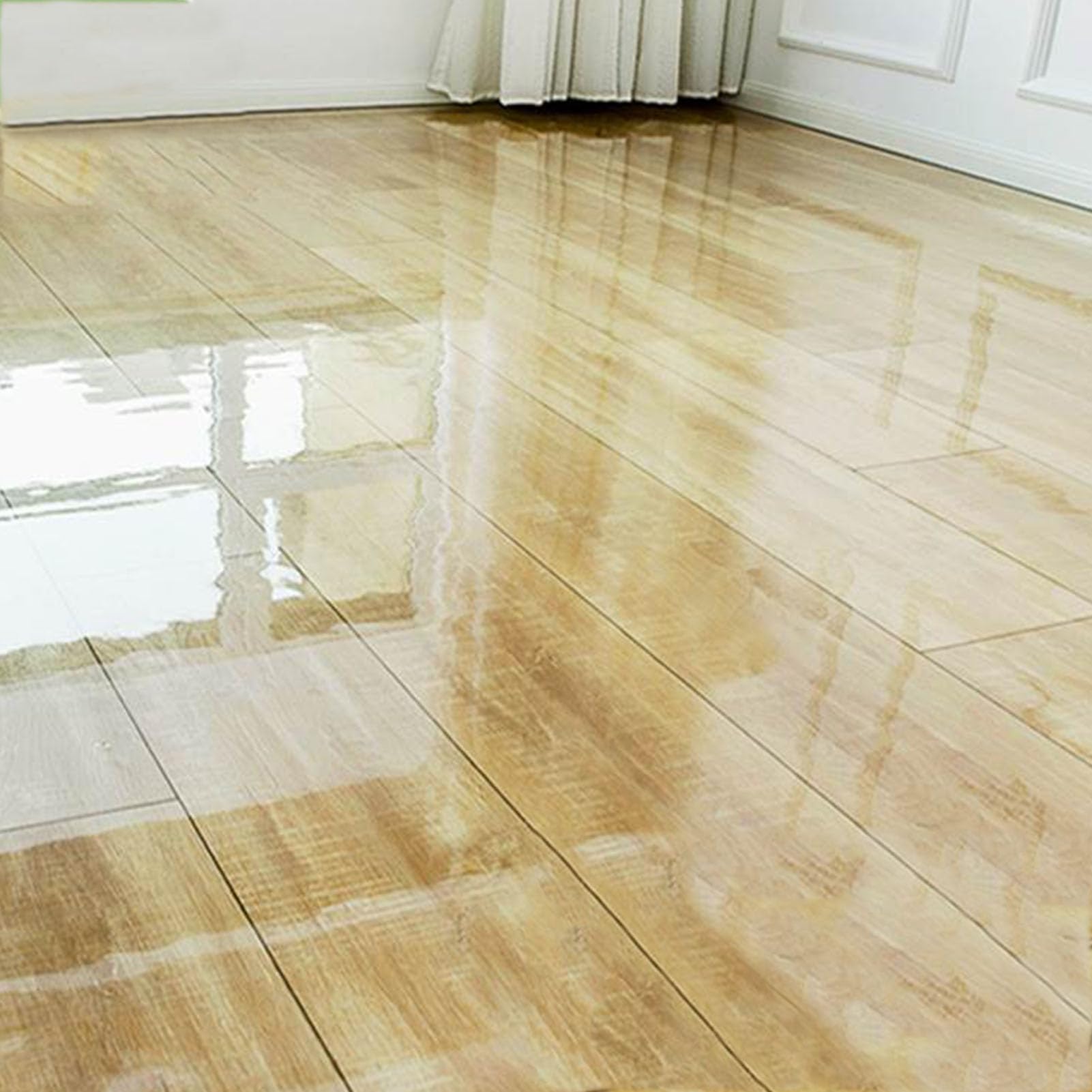 Alfombrilla de PVC transparente para silla de muebles de oficina, resistente a los arañazos, tapete protector para parquet de madera dura, 120 x 120 cm