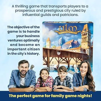 R&R Games ULM, Family Board Game, Strategy Game for Teens and Adults, Board Games for Family Night