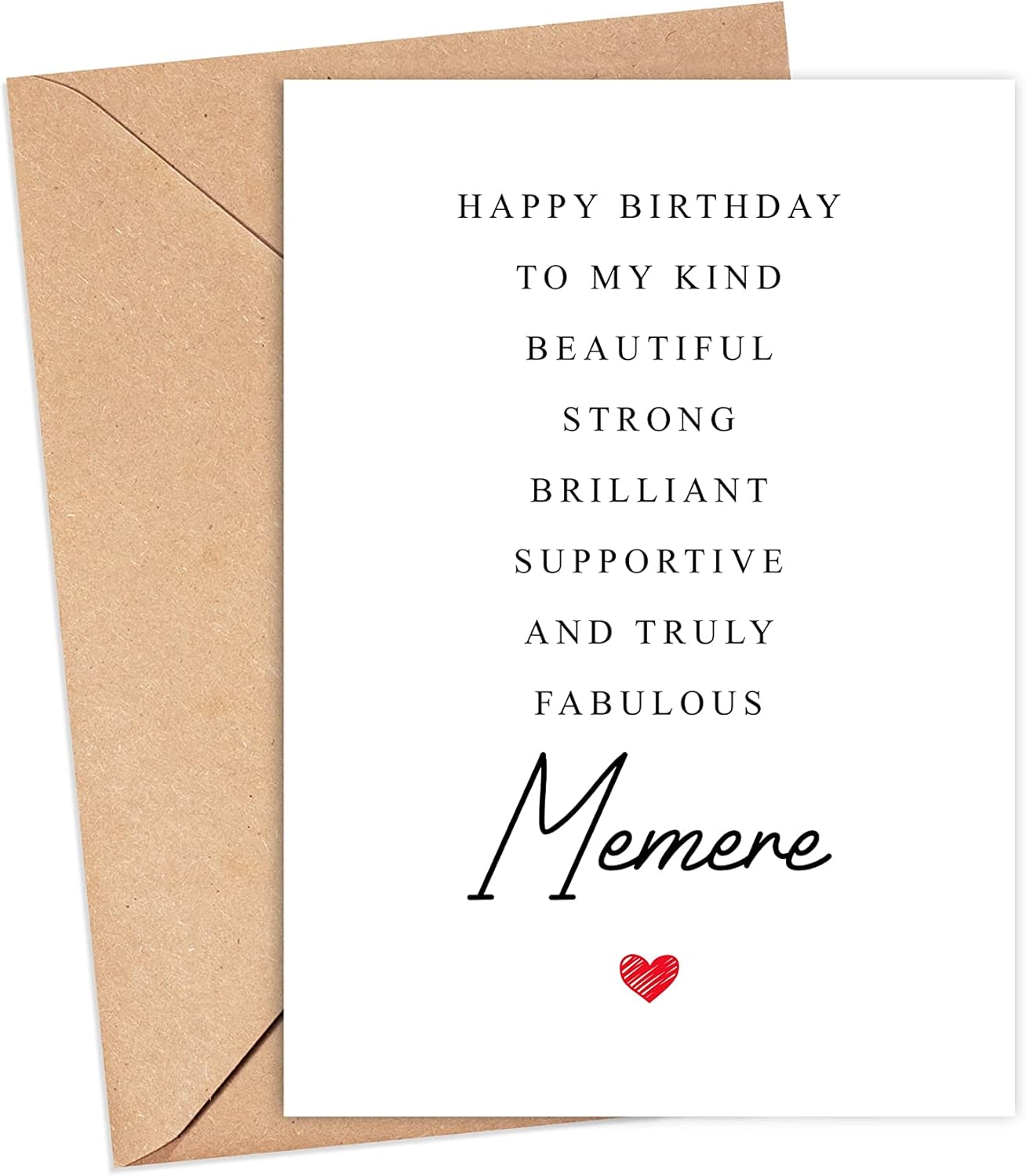 Amazon.com : Memere Birthday Card Poem - Amazing Memere Gift - Birthday ...