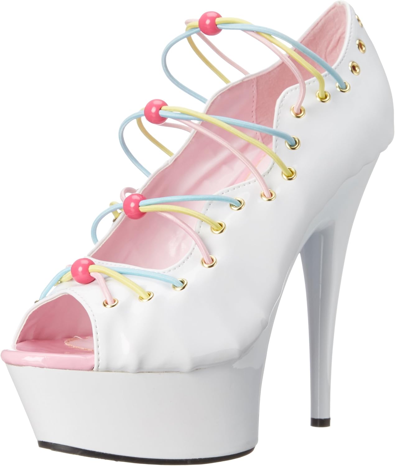 Ellie Shoes Women's 609-UNICORN, White, 7 B US