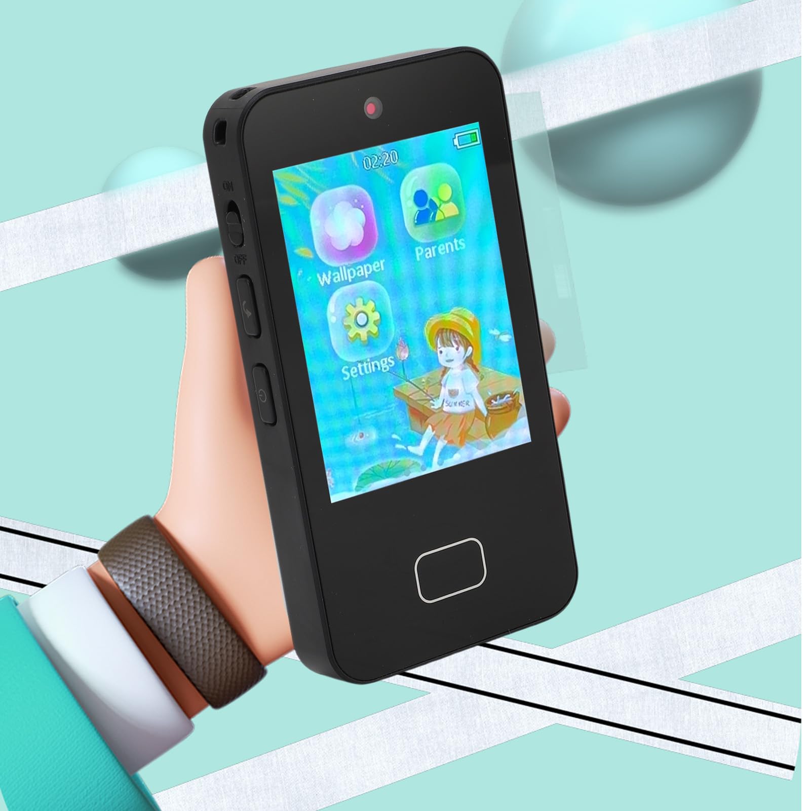 Gugxiom Teléfono Inteligente Para Niños – Pantalla Táctil 2.8", 32GB, Cámara, MP3, 18 Juegos Educativos – Aprende Y Juega Con Seguridad – Regalo Para Peques (Púrpura)