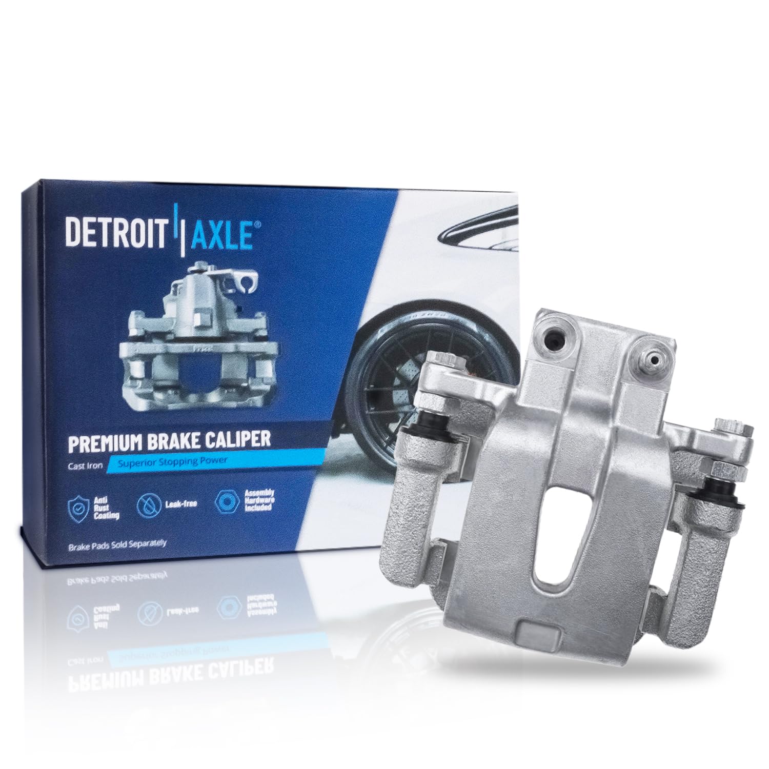 Detroit Axle - Rear Left Brake Caliper for Chrysler 300 Dodge Charger