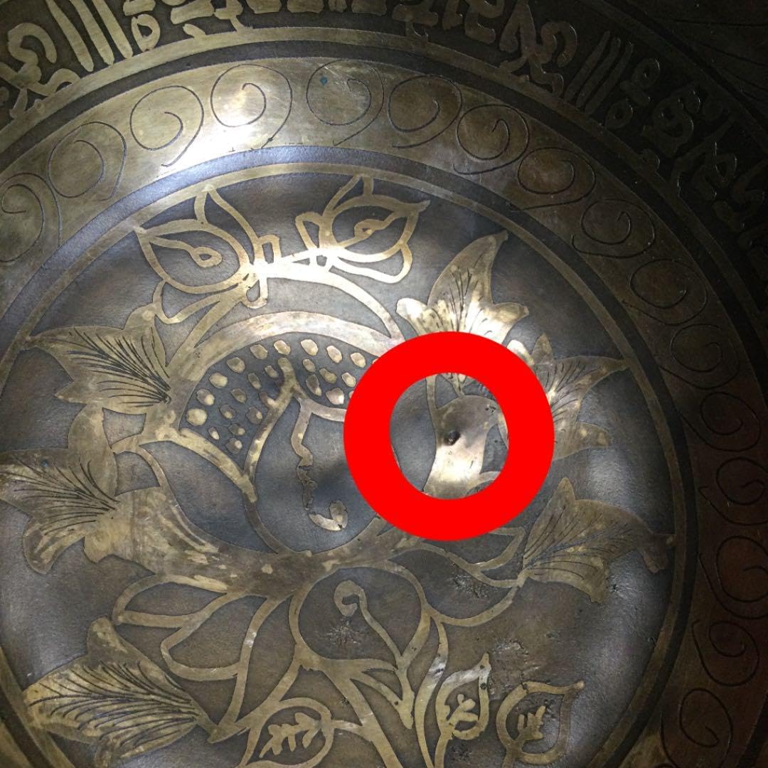 チベット産シンギングボウルno1 🏆 チベタンボウル 1165g21cm