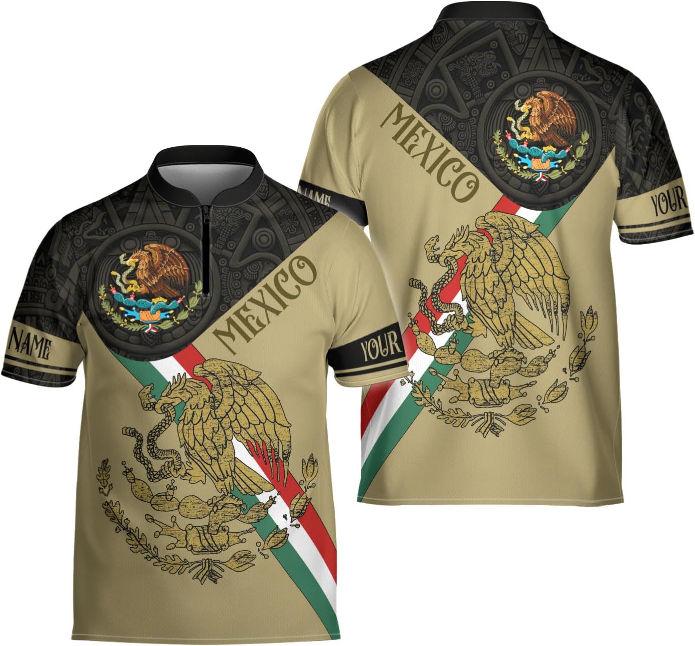 Customized Mexico Jersey Shirts for Men Mexican Shirts for Men Mexico Shirt for Men Women Mexican Flag Jerseys Shirt