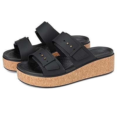 Crocs Brooklyn Cork Buckle Sandals Women