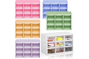 6 Pcs Mini Drawer Organizer Small Organizer with Drawers