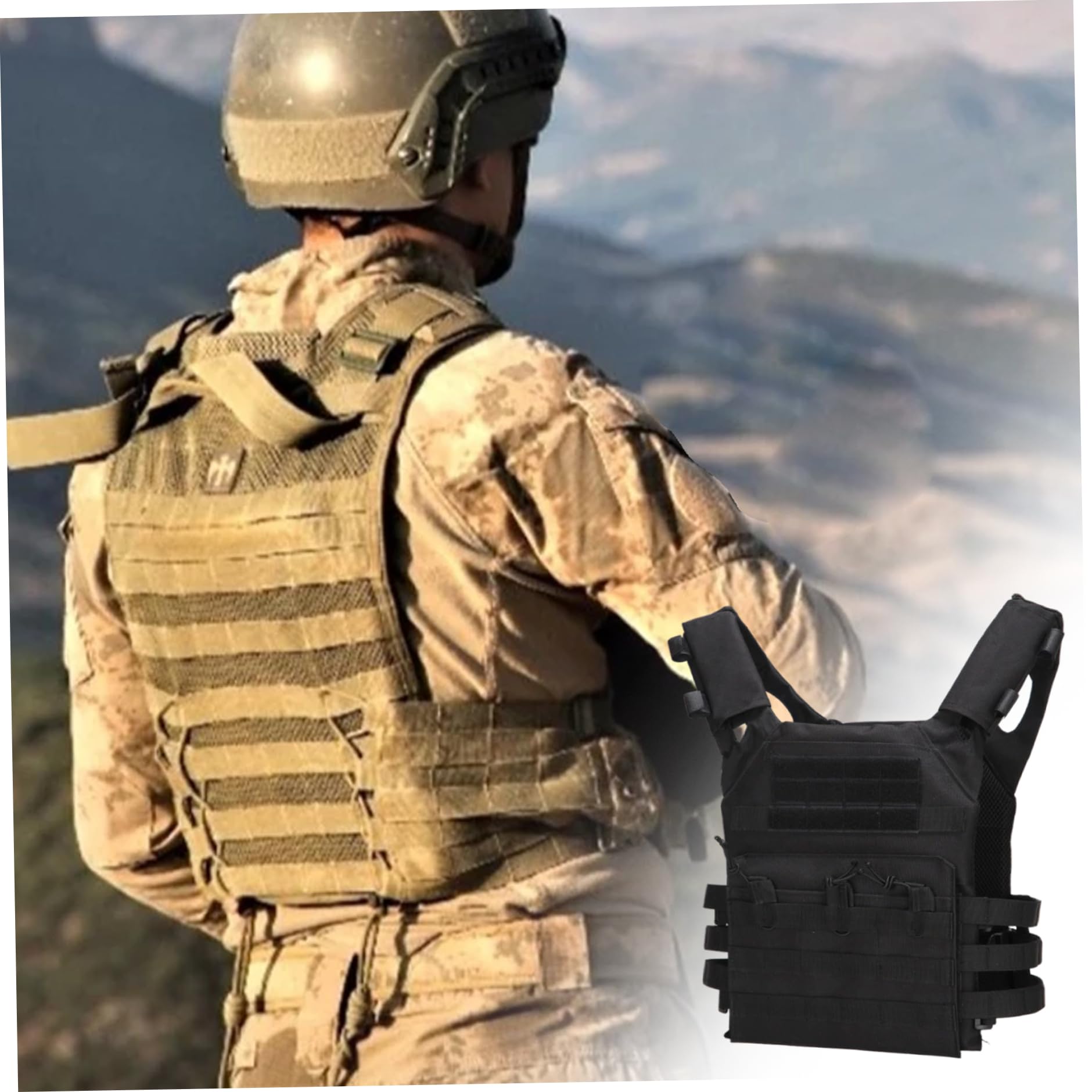 Chaleco táctico para hombres y mujeres, chaleco de seguridad ligero de liberación rápida, portador de placa para tiro de paintball al aire libre, juego de guerra, Airsoft, seguridad a prueba de