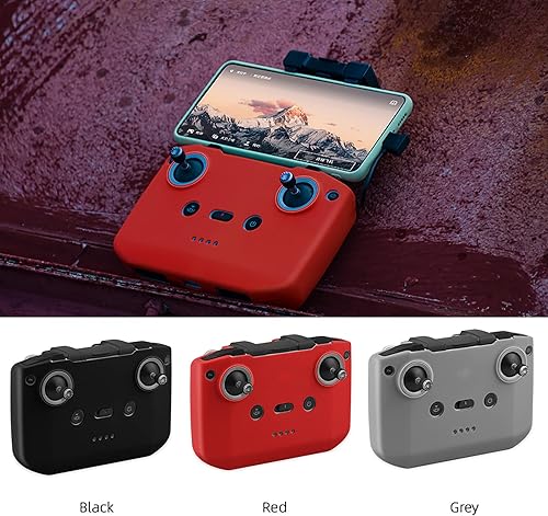 Miniatura 3 de XINANEE - Funda protectora de silicona para mando a distancia DJI RC-N1, DJI Mini 2 Mini 3 Mini 3 Pro Mavic 3 Air 2S (cubierta gris RC-N1)