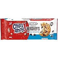 Vista 1 de CHIPS AHOY! Chewy Hershey's Cookies 'n' Creme - Galletas inspiradas en barra, 9.58 onzas