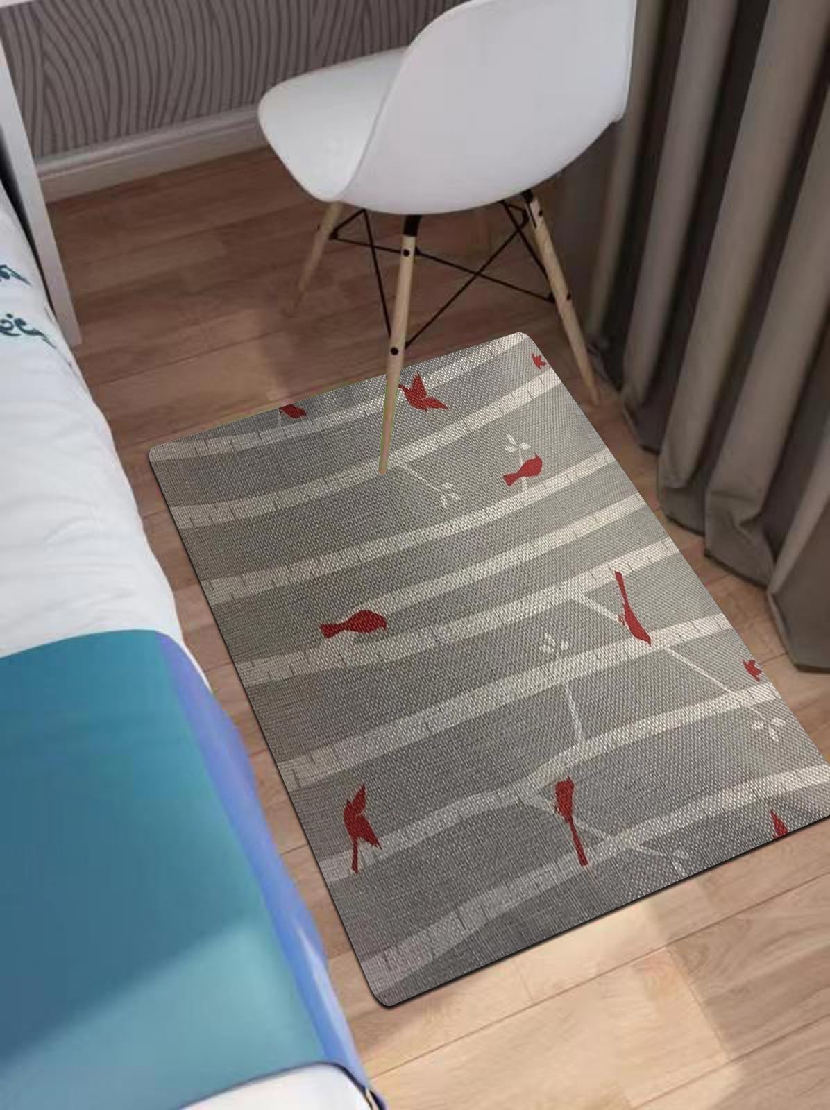 Alfombrilla de baño antideslizante lavable a máquina con microfibra ultra absorbente