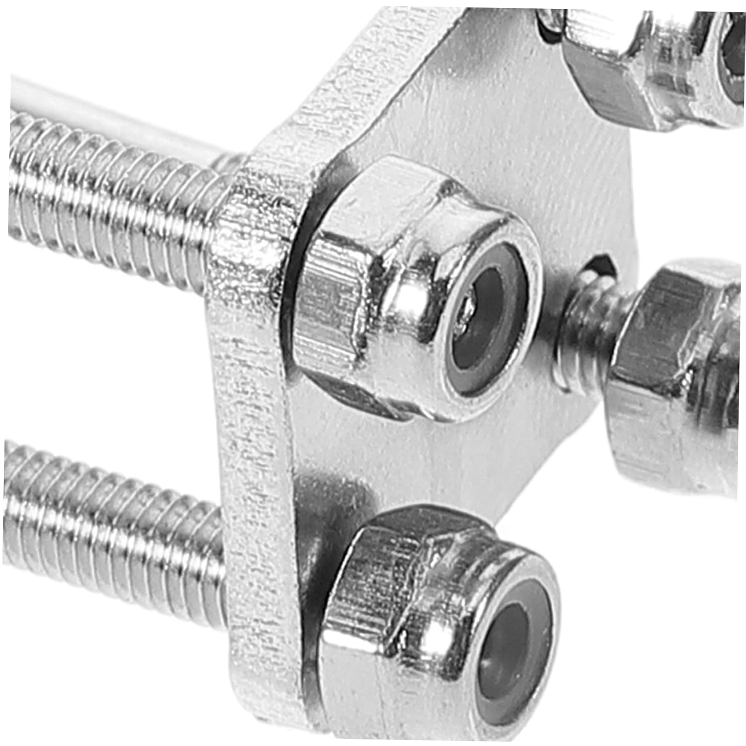 Cabilock 4pcs Mini Square u Bolts for Trailer Model u Bolt Kit Stainless Steel Clamp
