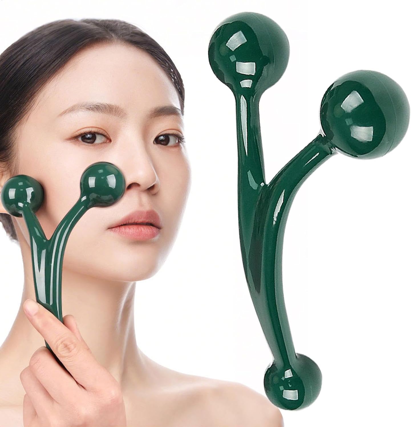 Face Rollers for Women, Massage Ball Roller For Feet | Y Design Round Face Roller,Professionele ronde vaste gebekeerden gezichtsgereedschap voor voet, schouderacupoints Face Rollers for Women, Massage Ball Roller For Feet | Y Design Round Face Roller,Professionele ronde vaste gebekeerden gezichtsgereedschap voor voet, schouderacupoints