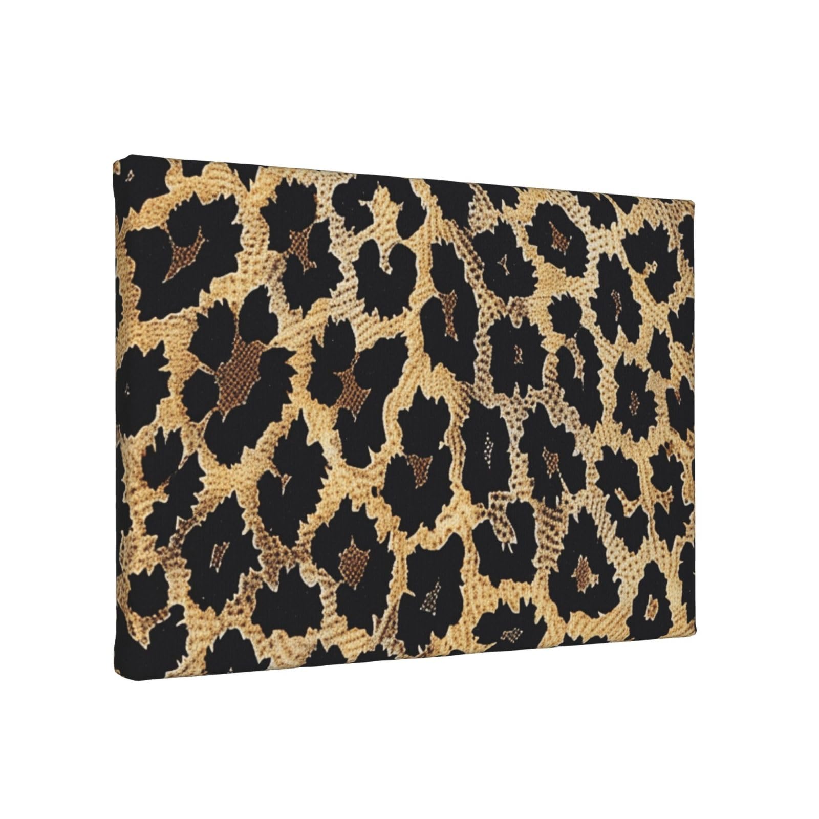 YKLJG Leopard Print print Printed Wall Art Canvas Painting 30x20 CM Wooden Framed Picture Painting Artwork Prints for Bedroom Kitchen Home Office Decor