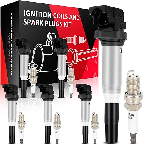 Miniatura 3 de ITOPUP bobinas de encendido y bujías de iridio UF592 5C1695 5C1476 128i 135i 335i 325i 328i 330i E60 M5 525xi 528i N54 X3 X5 X6 Z4 2003-2016 6+6