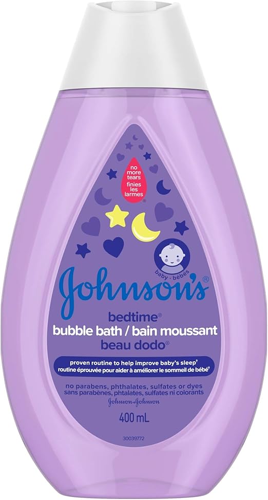Johnson's Baby bedtime bubble bath, baby wash and cleanser, 400ml