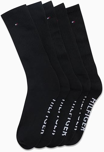 Miniatura 4 de Tommy Hilfiger Calcetines deportivos para hombre, calcetines acolchados (paquete de 5)