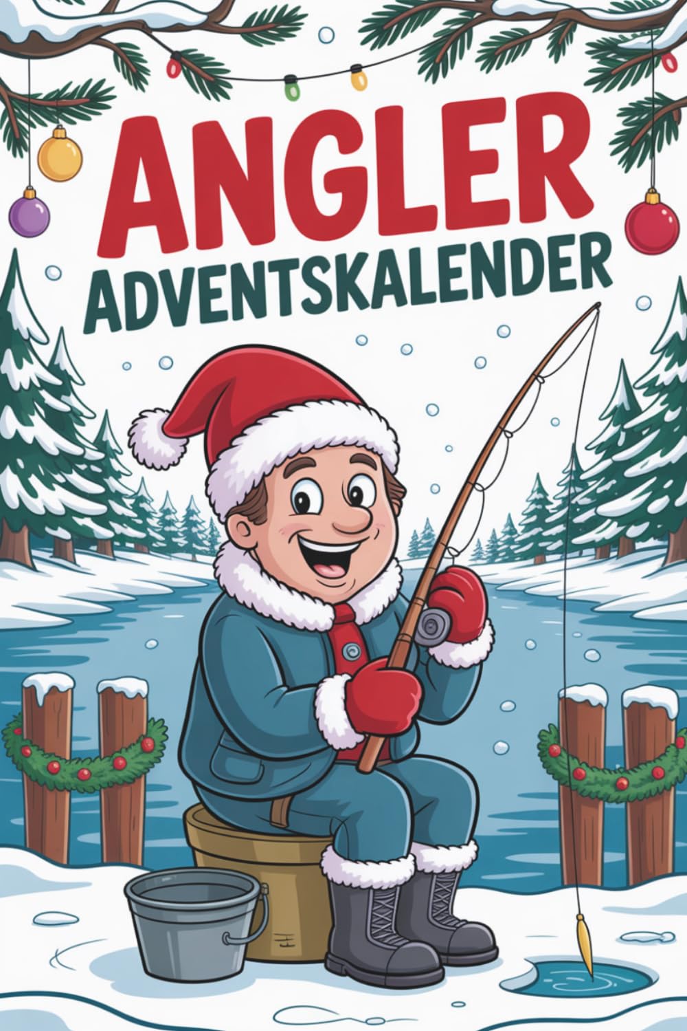 Der Angler-Adventskalender: 24 Tage voller Rätsel, Wissen und Angelspaß als Geschenk für Fischer & Angler