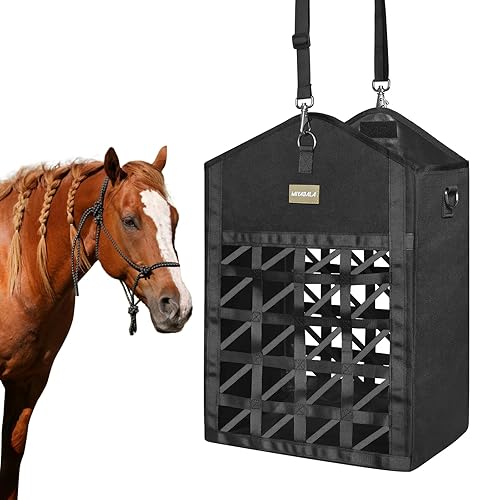 Ultra-Slow Feed Hay Bags for Horses,Two-Sided Premium Oxford Hay Bags