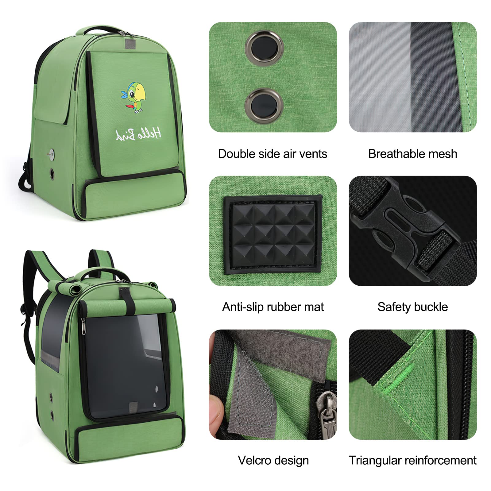 Galatée Mochila para Gatos, Mochila para Perros Pequeños Aprobados por La Aerolínea, Transpirable y Cómodo, Portátil, Mochila para Mascotas para Viajes, Senderismo y Uso Al Aire Libre(Gris)