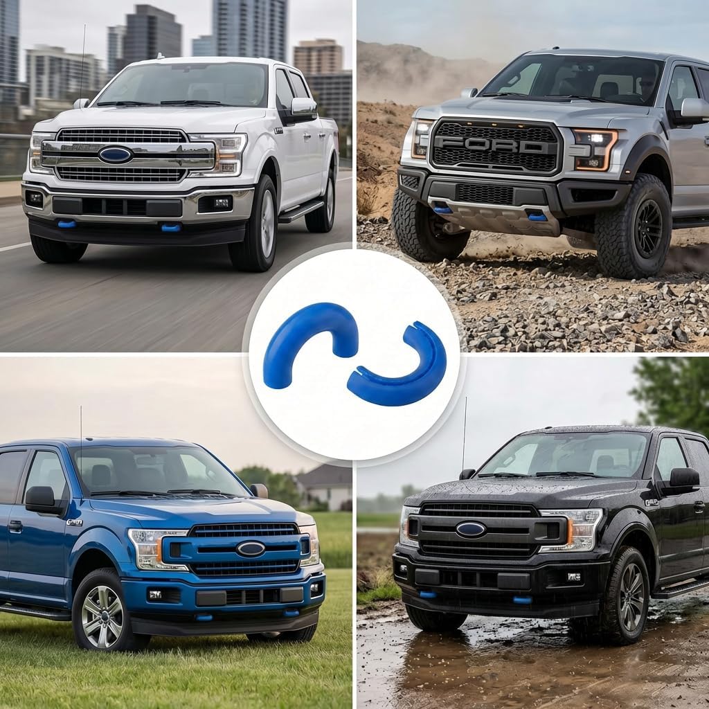 Tow Hook Covers Compatible with Ford F-150 2004–2025, Ford Bronco 2021–2024 (Base/Big Bend/Outer Banks), and Toyota Tundra 2017–2021 – Exterior Protection Accessories