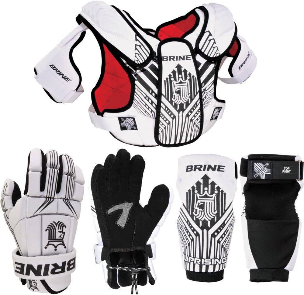 Brine Lacrosse Uprising Starter Set-Shoulder Pad, Arm Pads
