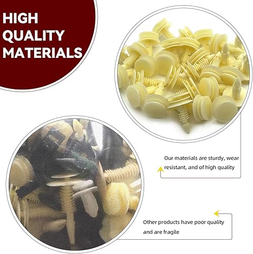 Miniatura 4 de 50 clips de retención para panel de moldura de puerta delantera, compatibles con Buick GMC Jimmy Pontiac Grand Prix agujero de 0.315 in, sustituye a