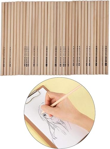 Miniatura 5 de 50 lápices HB 2B paquete de lápices hexagonales de madera natural lápices de grafito con carcasa de madera a granel suministros de oficina y escuela