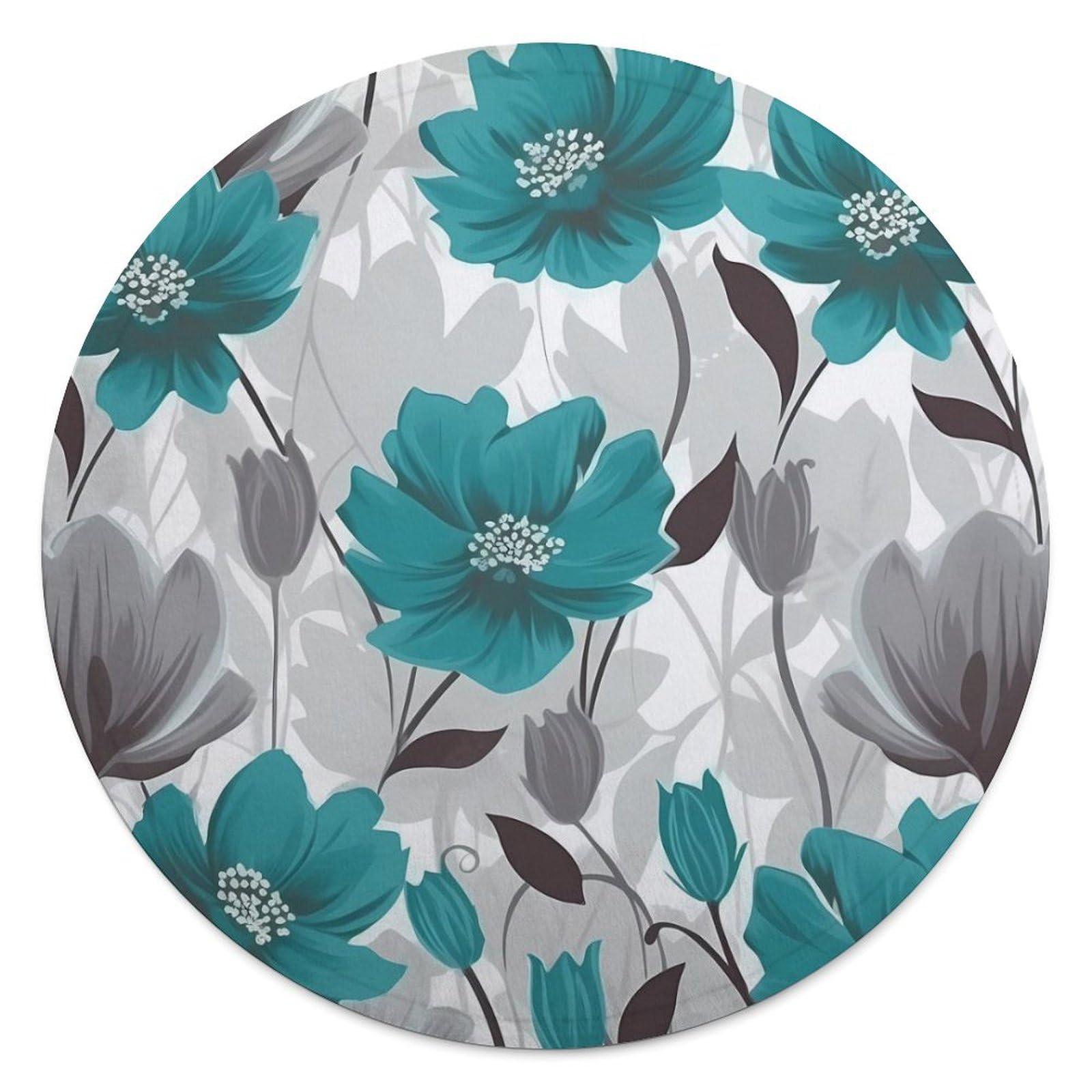 Couverture de plage ronde microfibre coton grand format 150cm avec franges bohèmes