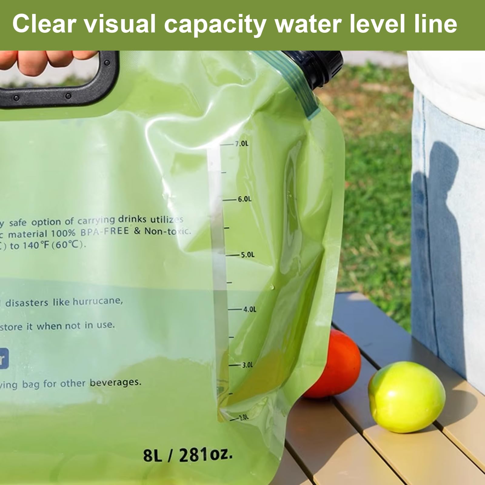 Starnearby Tanica per Acqua con Rubinetto 5L-22L, Serbatoio per Acqua Potabile, Bidone Acqua con