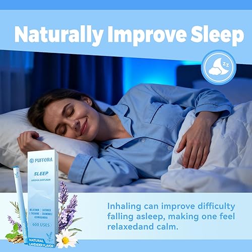 Miniatura 6 de Bolígrafo difusor de melatonina, extractos de lavanda, L-teanina y ashwagandha, favorece un sueño reparador y cómodo, alivio del estrés - 600 usos