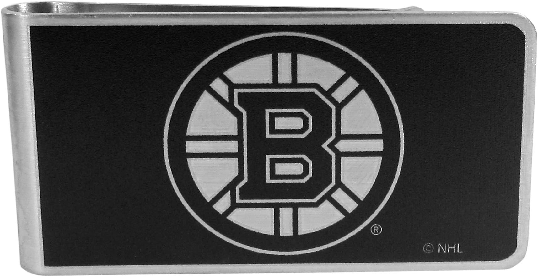 Sports Calgary Flames Black and Steel Money Clip