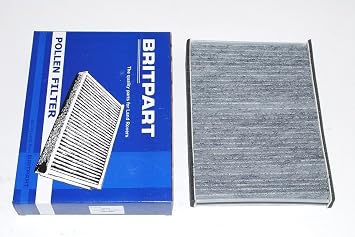 BRITPART A/C POLLEN FILTER ELEMENT COMPATIBLE WITH LAND ROVER LR2 / FREELANDER 2 & DISCOVERY SPORT & RANGE ROVER EVOQUE, PART LR019589 / LR056138 / LR039621