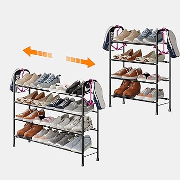 Amazon.com: KeingGcopr Shoe Rack,Expandable Shoe Rack,Adjustable Shoe ...