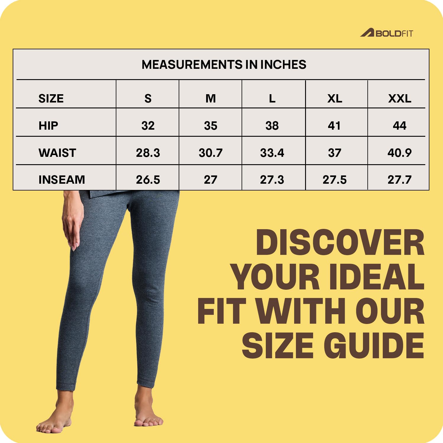 Boldfit Women Mid Rise Regular Pants (BFTBW5010RM_Grey, Medium - Image 3 thumbnail