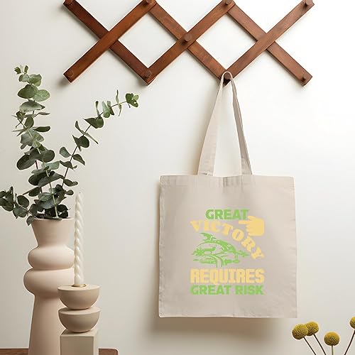 Miniatura 2 de Great Victory Gift for those Who Take Great Risks Victory Day Natural White Multicolor Canvas Tote Bag