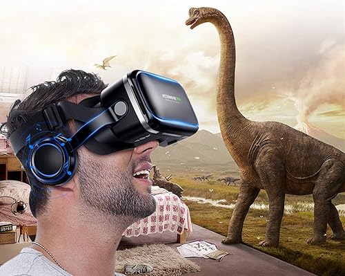 Miniatura 8 de 3D Headset VR Glasses 360Movie Game Viewer wRemote Teen Boy Girl Adult Gift Compatible for iPhone 14 13 12 11 Pro Mini SE X XR XS 8 7 Samsung Galaxy