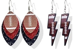 Frodete Football Mom Earrings: Sporty and Chic Adornments for Devoted Fans